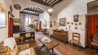 Property tour  visiting an historic apartment in Tuscany [upl. by Cj362]