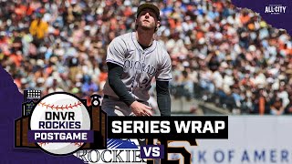 The Colorado Rockies winning streak comes to an end in sweep vs San Francisco Giants [upl. by Christy]