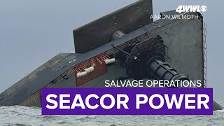 How the Seacor Power will be salvaged from the Gulf of Mexico [upl. by Eissac556]