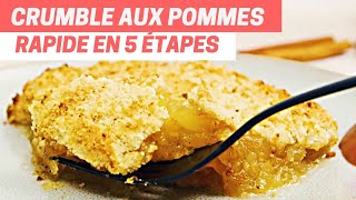 CRUMBLE AUX POMMES Un Dessert Chaleureux pour Toutes les Occasions  🍏🍰 [upl. by Rancell]