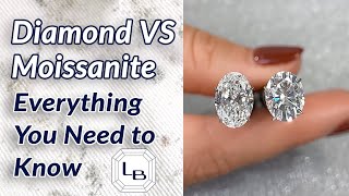 Diamonds VS Moissanite  Everything you Need to Know 2022 Edition [upl. by Leiru576]