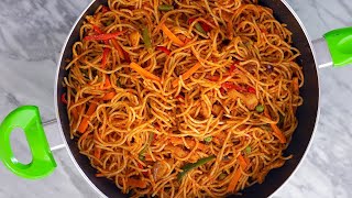 The EASIESTTASTIEST Jollof Spaghetti Recipe  READY IN 20 MINUTES  ZEELICIOUS FOODS [upl. by Moffit304]