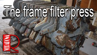 The frame filter press Restoration kalolis [upl. by Niltyak]