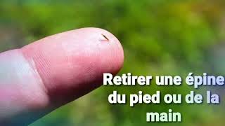 Retirer une épine du pied ou de la maincommentraoufbiologiste [upl. by Yddet556]