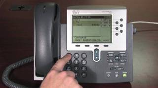 Cisco 7900 series Phone Tutorial Chapter 3A Voicemail Setup [upl. by Ahsinrac]