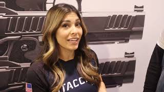 STACCATO INTERVIEW WITH FORMER TEAM GLOCK MEMBER MICHELLE VISCUSI  SHOTSHOW 2023 [upl. by Stanislaus786]