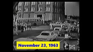 DAN RATHER OF CBS NEWS REPORTS LIVE FROM DEALEY PLAZA IN DALLAS TEXAS ON NOVEMBER 23 1963 [upl. by Solberg]