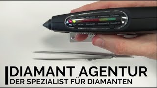 Diamanten echt oder nicht Prüfgerät für Diamant Zirkonia oder Moissanit [upl. by Ainesey]