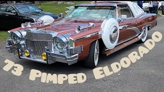 🎺 1973 Cadillac Eldorado Superfly Car Pimped Out Dunham Coach Continental Kits superfly eldorado [upl. by Kazmirci]