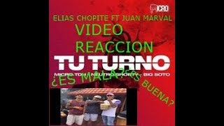 REACCIÓN Micro TDH Tu Turno ft Neutro Shorty x Big Soto Con Elias Chopite Juan MarvalAudio 2018 [upl. by Nananne]