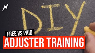 Free vs Paid Adjuster Training [upl. by Eilzel]