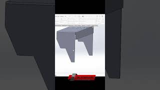 solidworks tutorial for sheet metal models viral solidworks viralshorts youtubeshorts [upl. by Jessika373]