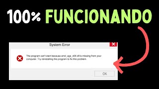 Error de archivo AMD AGS X64 DLL faltante en 2024 SOLUCIONADO SPANISH [upl. by Tedmann]