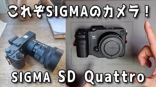 【The SIGMA】これぞシグマのフォビオンカメラ！SIGMA SD Quattro ファーストレビュー【Foveon】 [upl. by Nelrah]