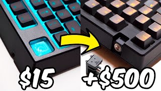 TECLADO DE 15 vs TECLADO de 500 [upl. by Weston]