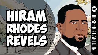 First African American Senators  Hiram Revels [upl. by Modnar]