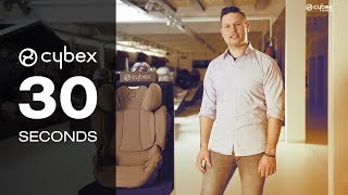 30 Seconds with CYBEX  Solution ZFix Car Seat [upl. by Assirem]