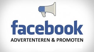 Adverteren op Facebook en berichten promoten [upl. by Lamek384]