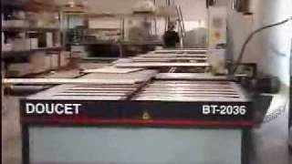 Doucet BT3 Return Conveyor for Edge Banders Akhurst Machinery [upl. by Anos]