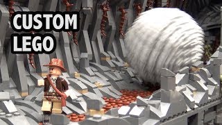 Awesome LEGO Indiana Jones Boulder Scene with 6 Motors [upl. by Hada198]