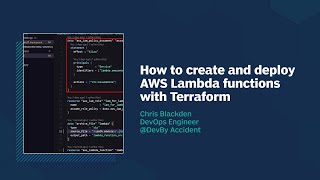 How to create and deploy AWS Lambda functions with Terraform [upl. by Oidualc]