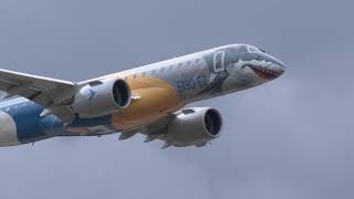 GTF Powers New Embraer E2 Orders at Farnborough [upl. by Ellerad871]