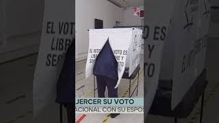 ASÍ FUE COMO AMLO salió a ejercer su voto en las urnas [upl. by Eada593]