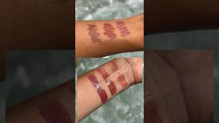 Fenty Beauty gloss bomb stix and traced out liner swatches makeupshorts fentybeauty [upl. by Eahsel]