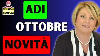 🟨 PENSIONI ASSEGNO DI INCLUSIONE DI OTTOBRE❗️ PAGAMENTI INPS ADI IMPORTI DATE E NOVITA❗️ [upl. by Ramyaj]