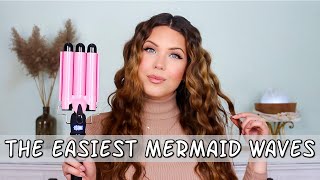 How I Wave My Hair Effortless Waves Hair Waver Tutorial How To Crimp  Wave Your Hair  Faith Drew [upl. by Lalitta]