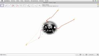 Bézier cuadrática en Geogebra [upl. by Blodget]