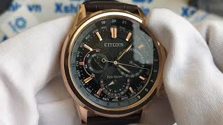 Xshipvn Citizen BU202304E Calendrier EcoDrive Black Dial Mens Watch [upl. by Rebane]