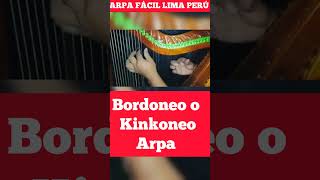 Como Tocar el Arpa BORDONEO EN ARPA musicaperuana [upl. by Amalburga]