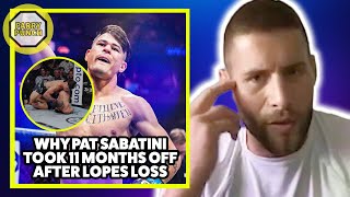 Pat Sabatini on How He Used 11 Month Layoff From MMA to Heal Mentally amp Physically Part 3 [upl. by Tuneberg]