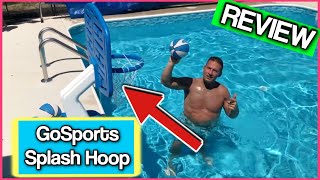 GoSports Splash Hoop PRO Swimming Pool Basketball Game [upl. by Ferguson218]