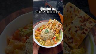 Veggie and paneer rice bowl ricebowl ricebowls lunchrecipe easyrecipe shorts trendingshorts [upl. by Aicilav555]