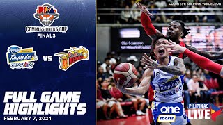 San Miguel vs Magnolia finals G3 highlights  PBA Season 48 Commissioners Cup  Feb 7 2024 [upl. by Ymiaj]