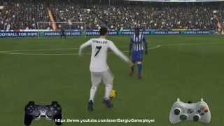 FIFA 14  Tutorial  como hacer regates La Ruleta Doble Toque y Recorte Cristiano Ronaldo [upl. by Henghold432]