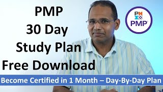 PMP 30 Day Study Plan  Free Download [upl. by Akayas807]