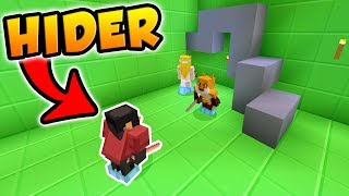 HILARIOUS SEEKER TROLL IN MINECRAFT HIDE AND SEEK Captain Underpants Themed [upl. by Rea]