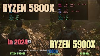 Ryzen 5800x vs Ryzen 5900x in 2024 [upl. by Noreik963]