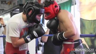 Julio Cesar Chavez Jr Vs Brother Omar Chavez Sparring 52311 [upl. by Leonor]