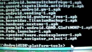 How To Use ADB With Galaxy S I9000 [upl. by Gustafson]