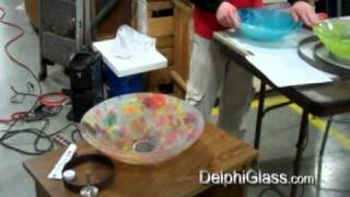 How to Make a Fused Glass Sink  Delphi Glass [upl. by Releyks]