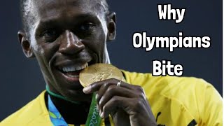 The Unbelievable Reason Why Olympic Gold Medalists Bite [upl. by Armillia965]