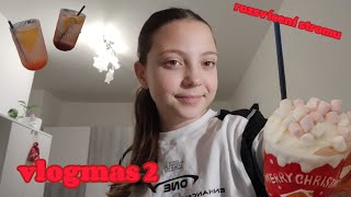 Vlogmas 2  rozsvícení vánočního stromu 🎄 s Luckou💕❄️ [upl. by Eillen]