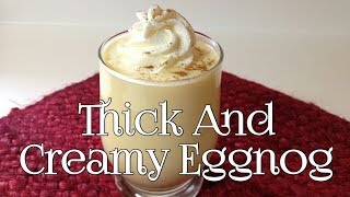 Eggnog Recipe nonalcoholic  Peaches and Cream [upl. by Adnilym183]