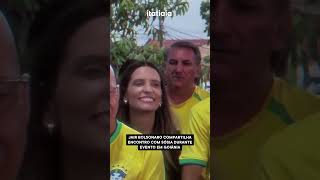 BOLSONARO REGISTRA SÓSIA DURANTE EVENTO EM GOIÂNIA NAS REDES SOCIAIS [upl. by Atsahc37]