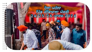 Hola Mohalla  Jandiala Manjki  Day 1 Feast for Devotes  Mela Anandpur sahib Da  🙏🙏 [upl. by Alyos]