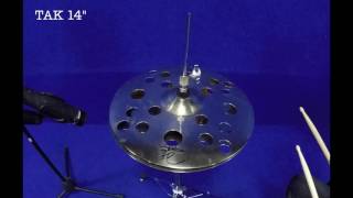 TAK Hihat sound effect handmade cymbals [upl. by Trueblood]